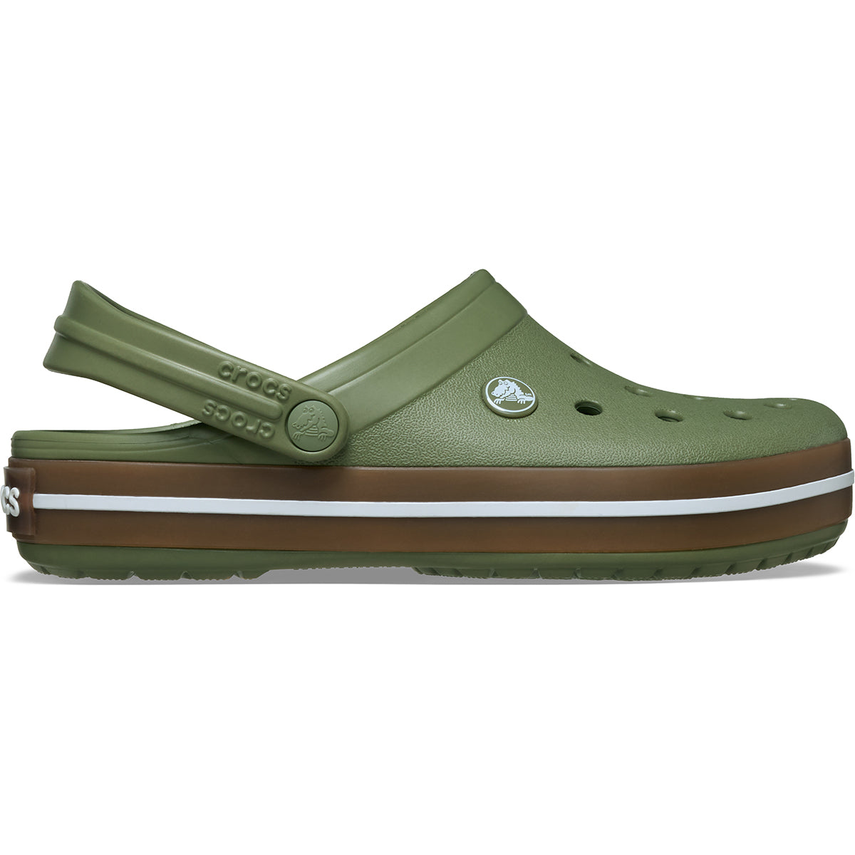 Crocs Crocband Gum Clog Unisex Terlik - Haki