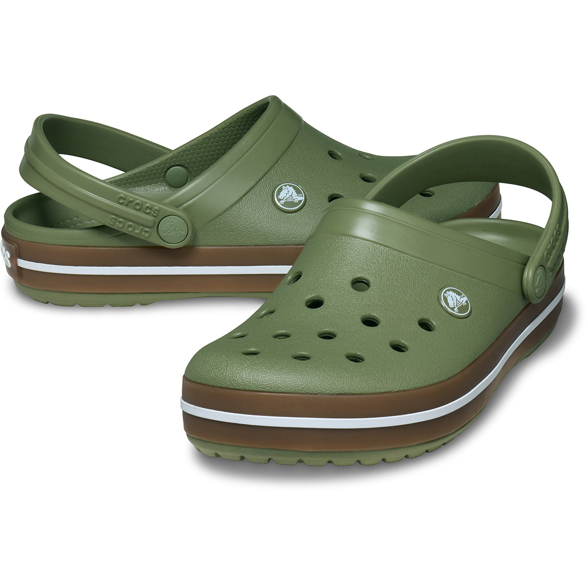 Crocs Crocband Gum Clog Unisex Terlik - Haki