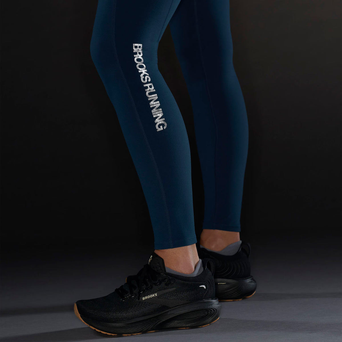 Brooks Thermal Reflective Kadın Tayt - Mavi