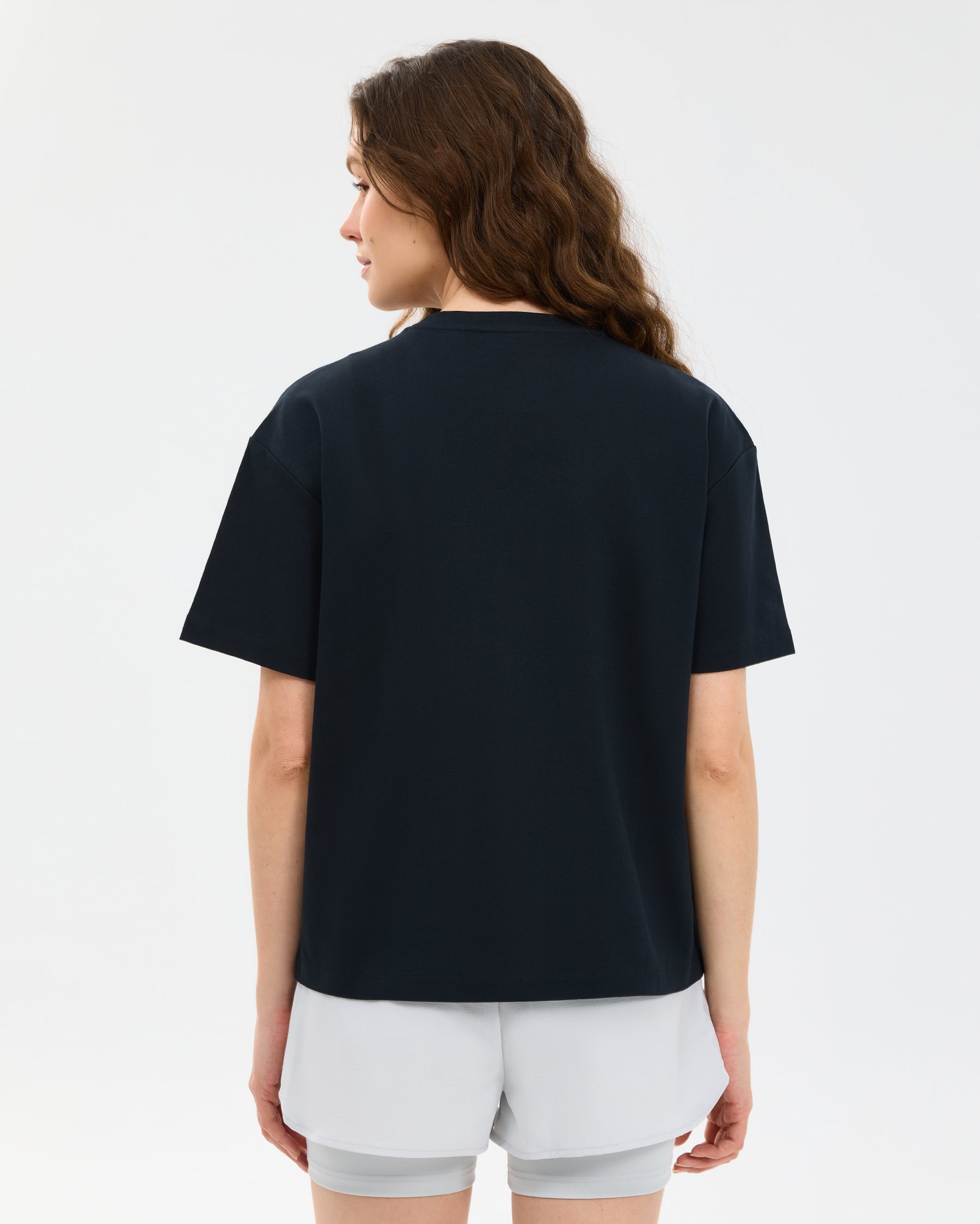Skechers Loose Fit Kadın Tişört - Siyah
