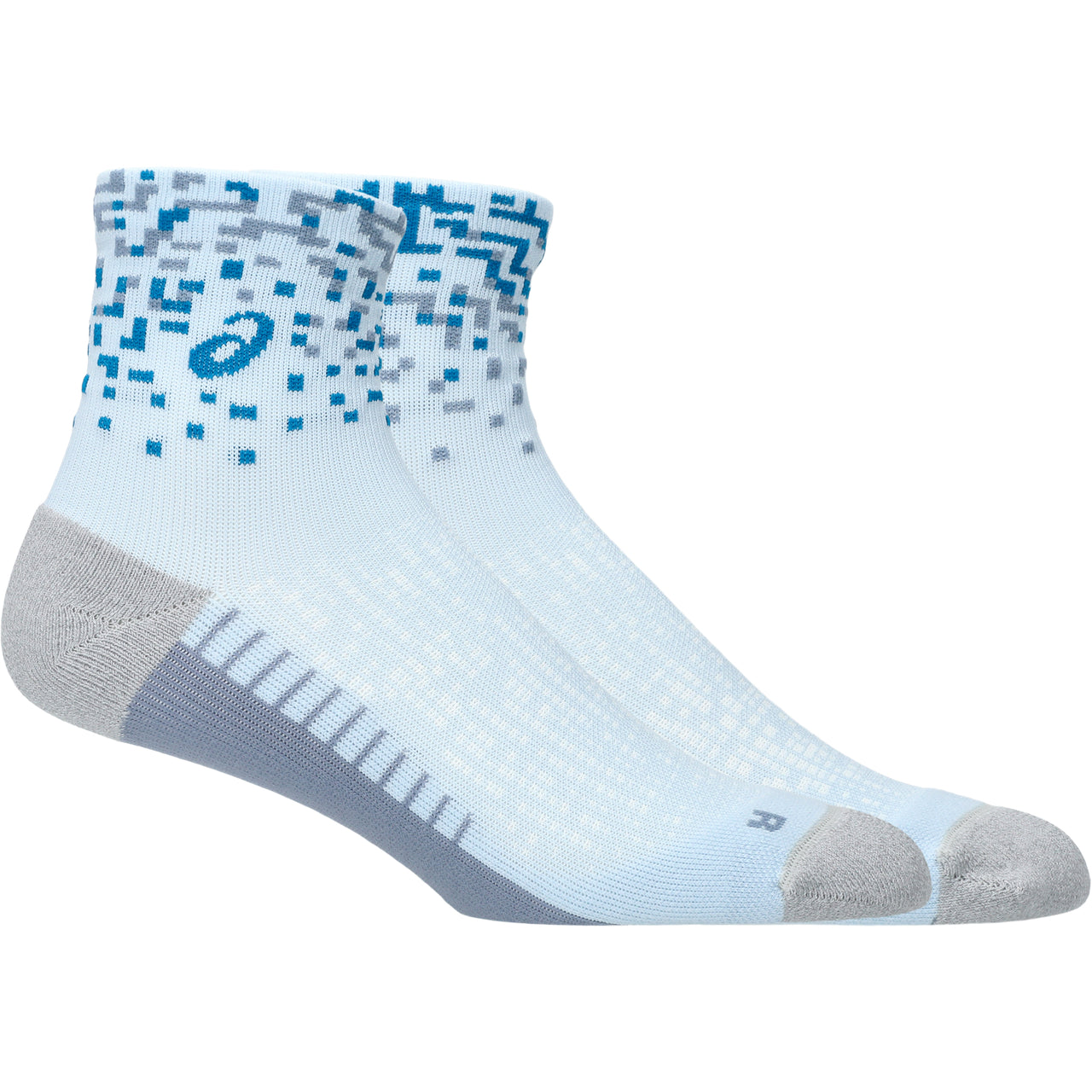 Asics Performance Run Quarter Unisex Yarım Bilek Çorap - Buz Mavisi