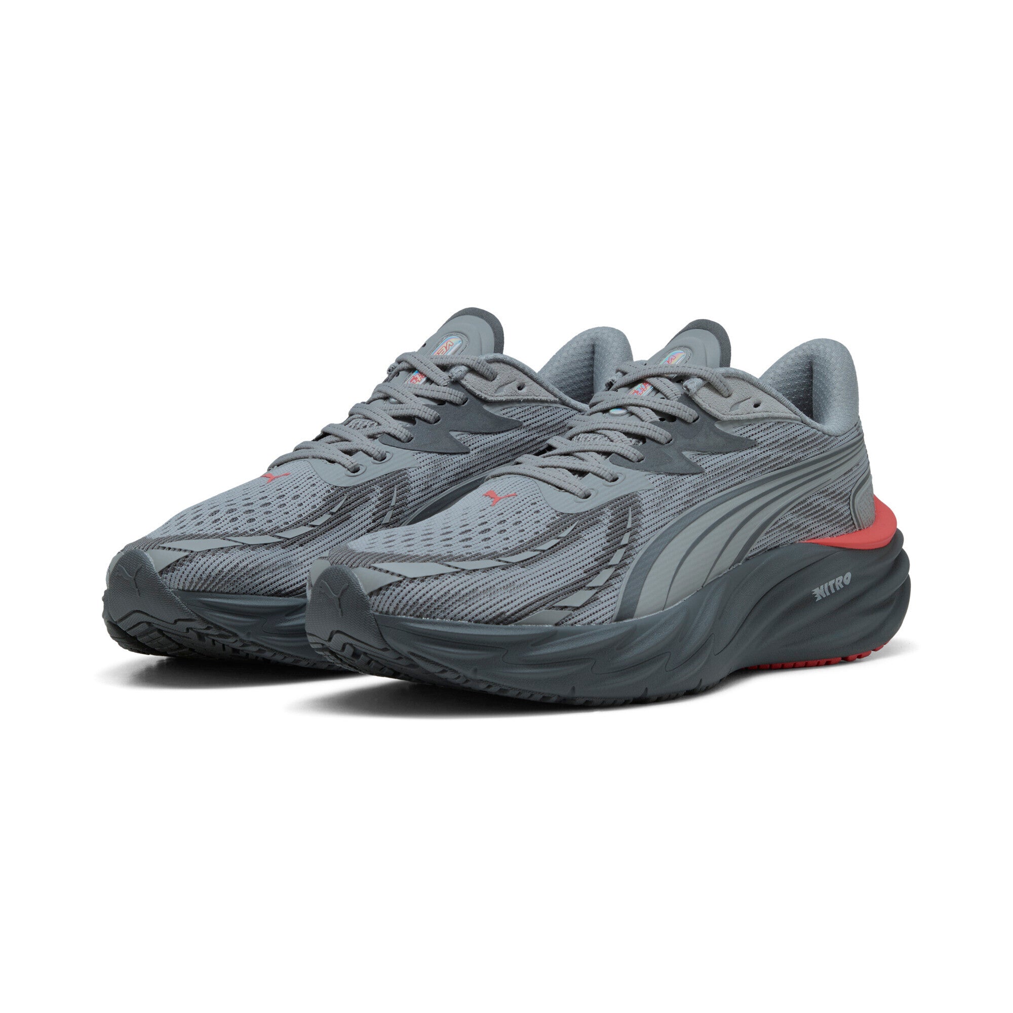 Puma Velocity Nitro 4 Erkek Koşu Ayakkabısı - Gri-Antrasit