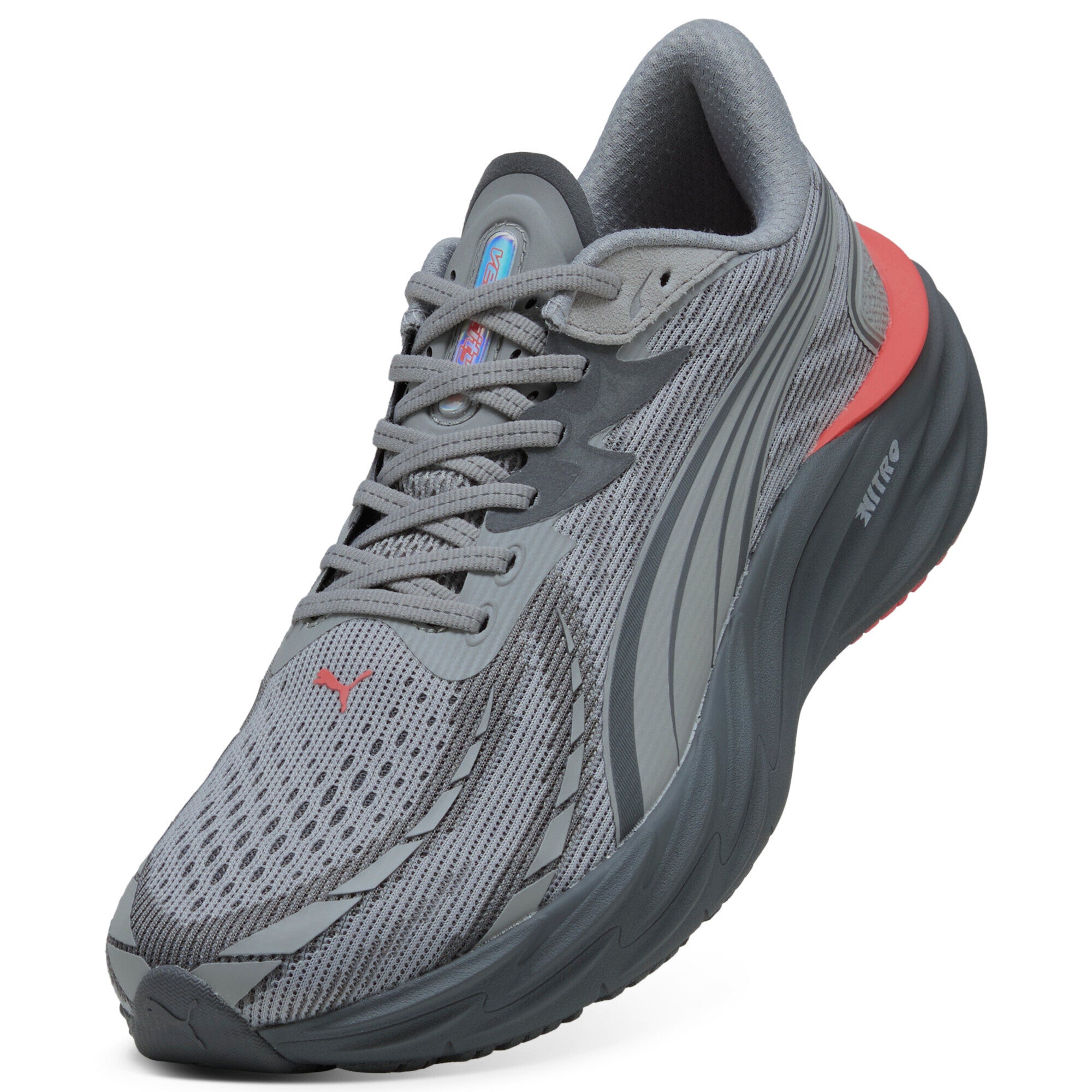 Puma Velocity Nitro 4 Erkek Koşu Ayakkabısı - Gri-Antrasit