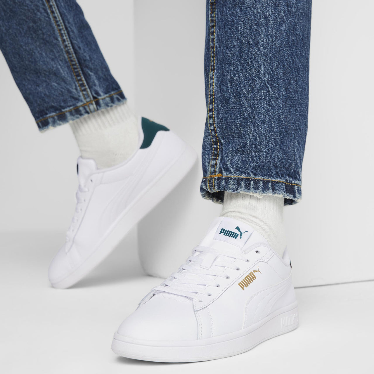 Puma Smash 3.0 L Unisex Sneaker - Beyaz