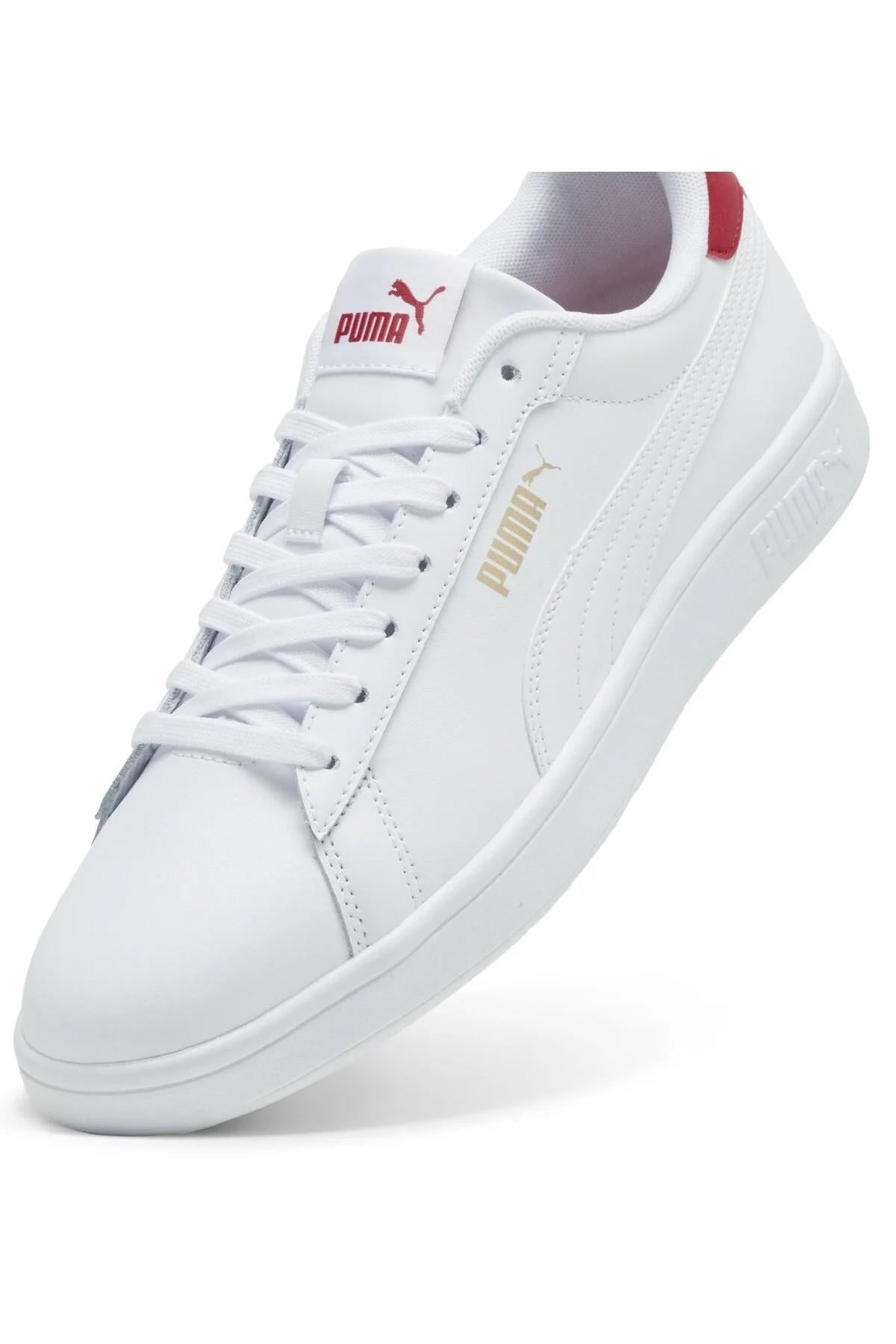 Puma Smash 3.0 L Unisex Sneaker - Beyaz
