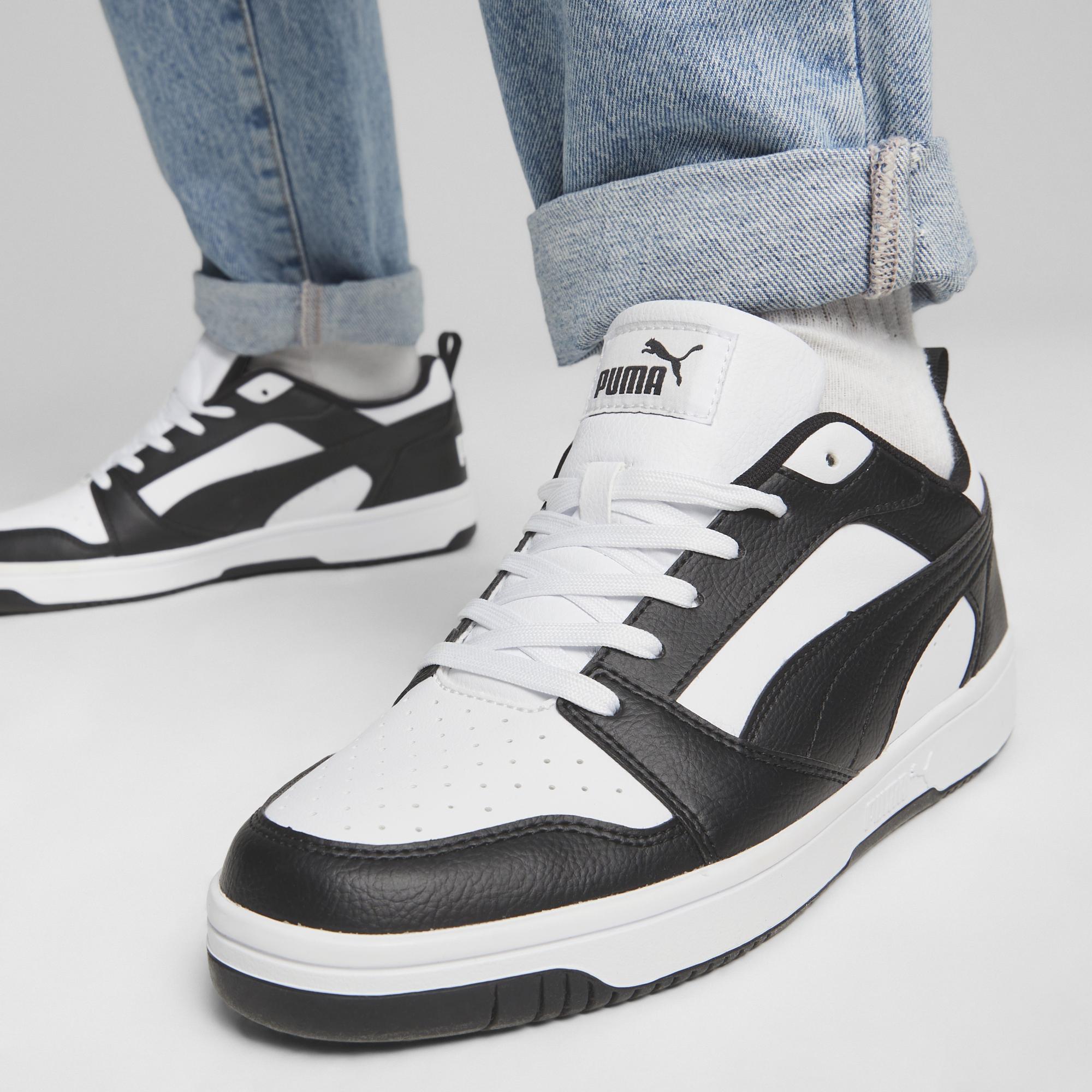 Puma Rebound V6 Low Unisex Sneaker - Beyaz