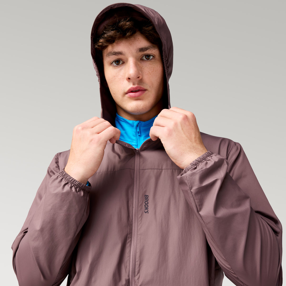 Brooks Canopy Packable Erkek Rüzgarlık - Kahve