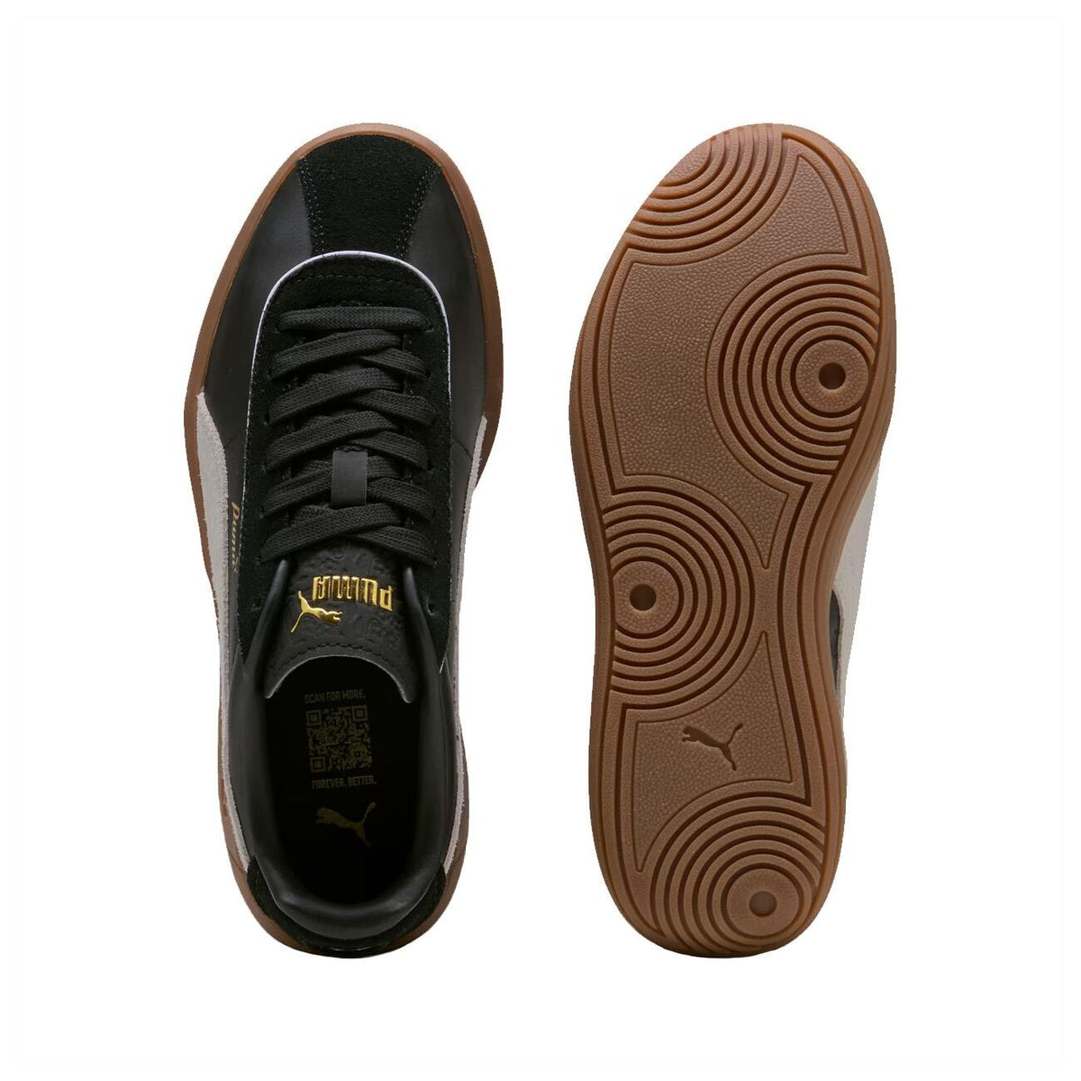 Puma Club Klassika Kadın Sneaker - Siyah-Kahve