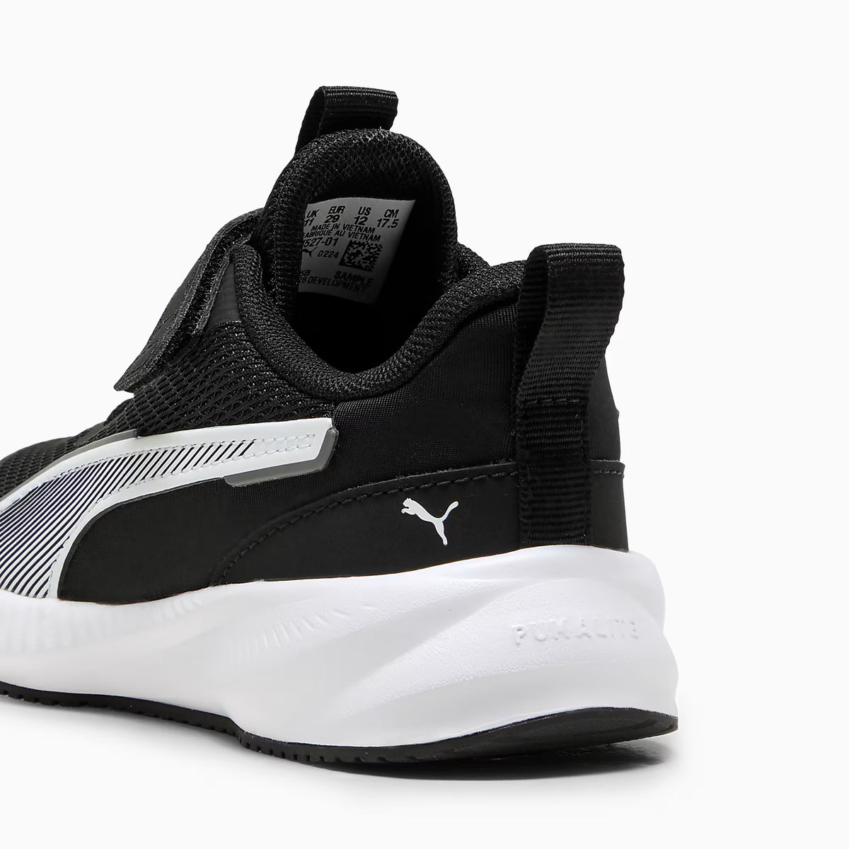 Puma Flyer 3 AC+PS Çocuk Sneaker - Siyah-Beyaz
