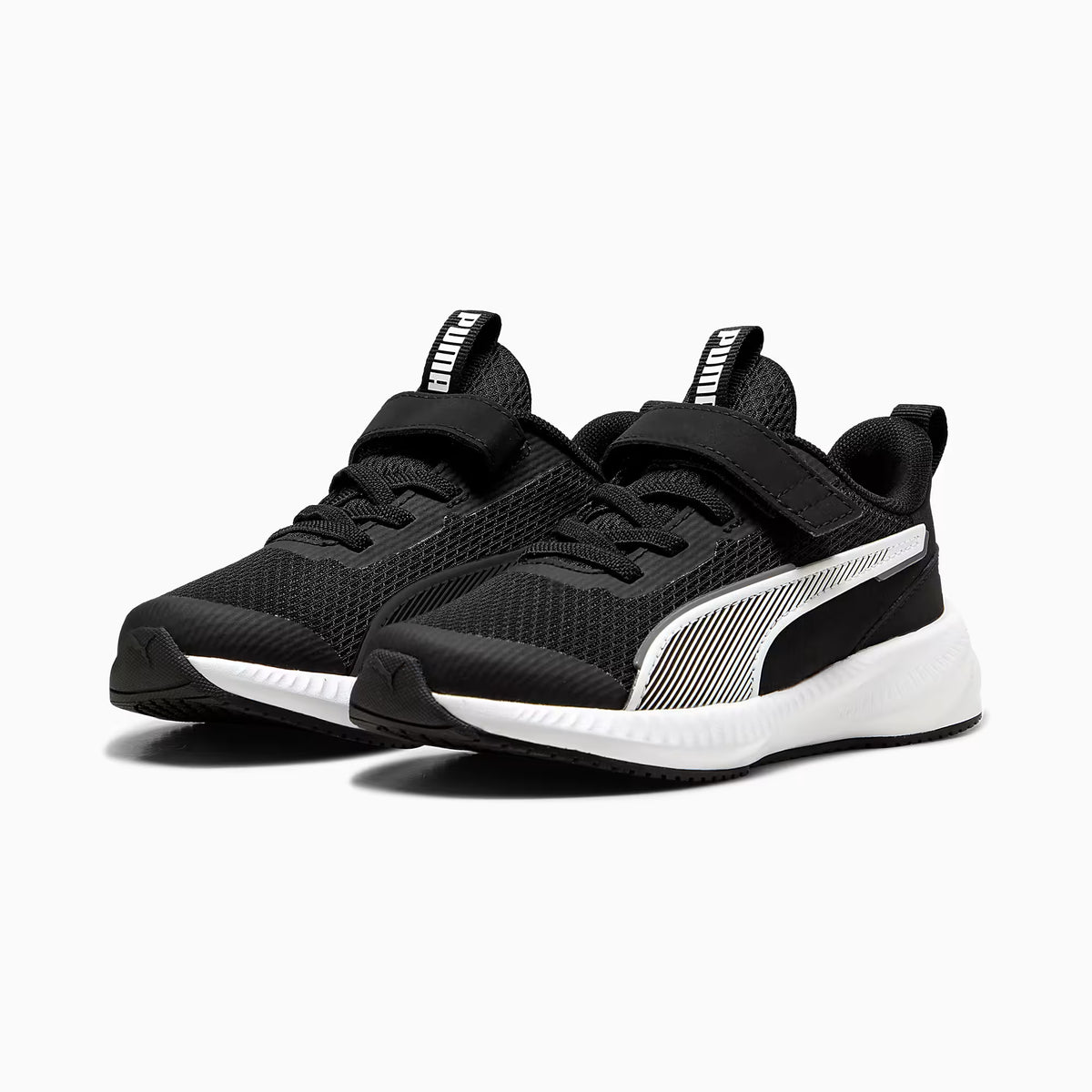 Puma Flyer 3 AC+PS Çocuk Sneaker - Siyah-Beyaz