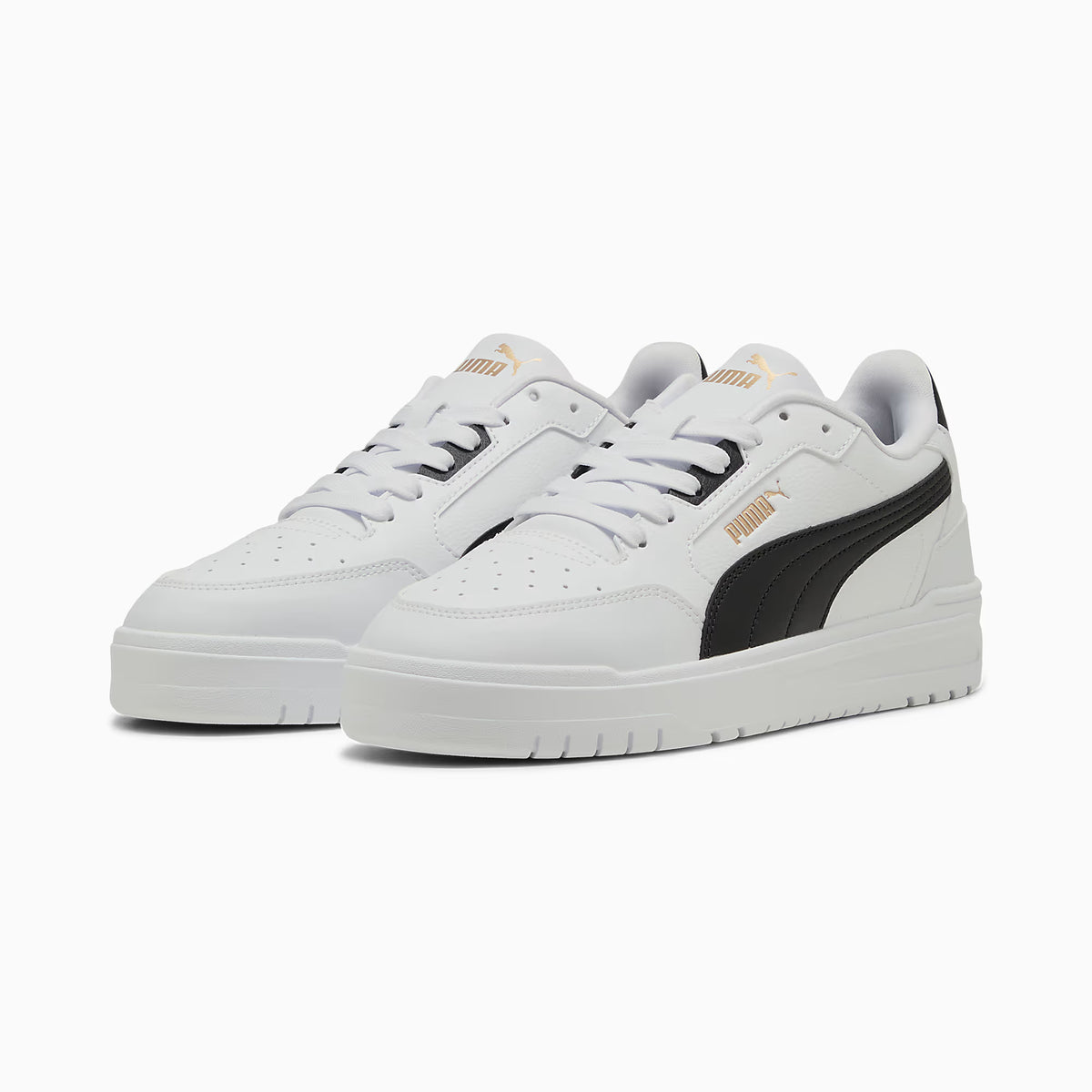 Puma Shuffle Downtown Erkek Sneaker - Beyaz-Siyah