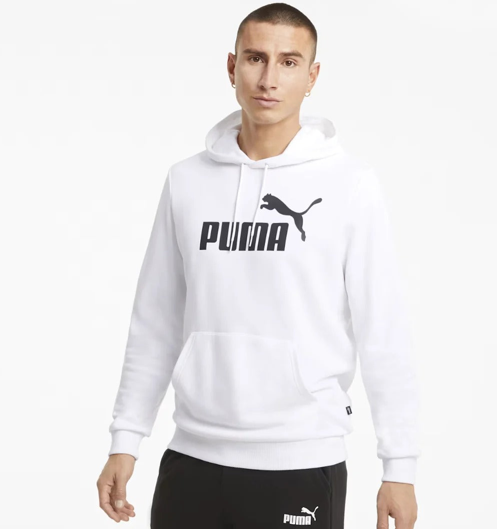Puma Essentials Big Logo Erkek Sweat - Beyaz
