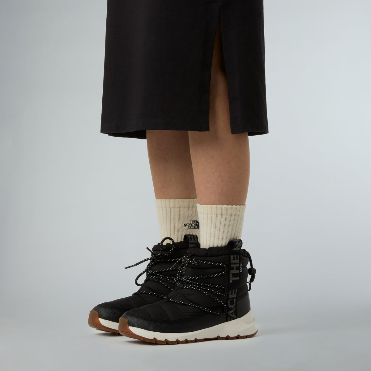 The North Face Thermoball Lace Up Waterproof Kadın Bot - Siyah