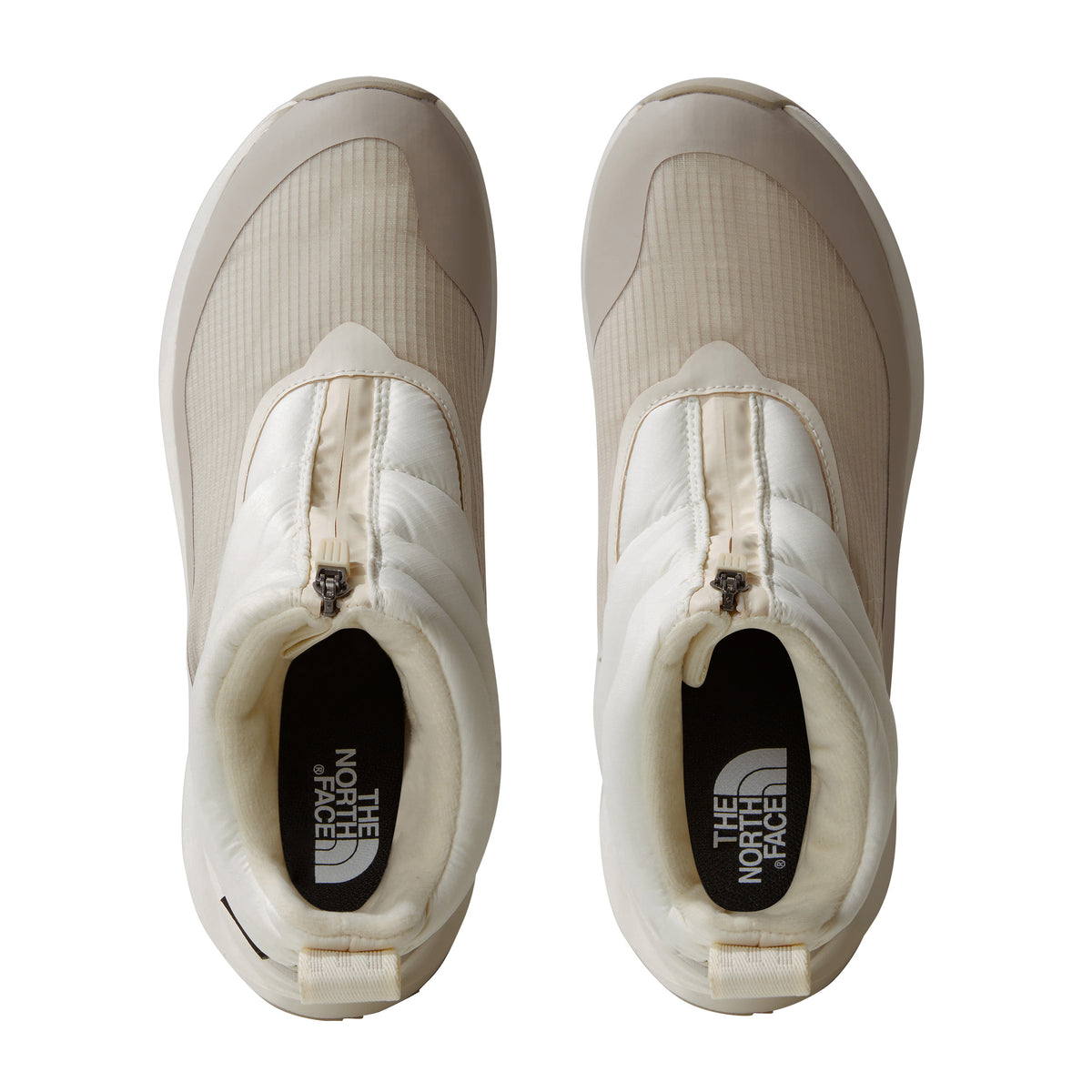 The North Face ThermoBall Progressive Zip 2 Waterproof Unisex Bot - Krem-Gri