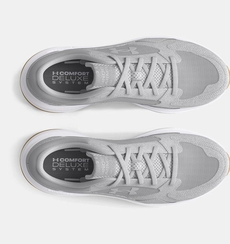 Under Armour Edge Suede Kadın Sneaker - Gri - görsel 4