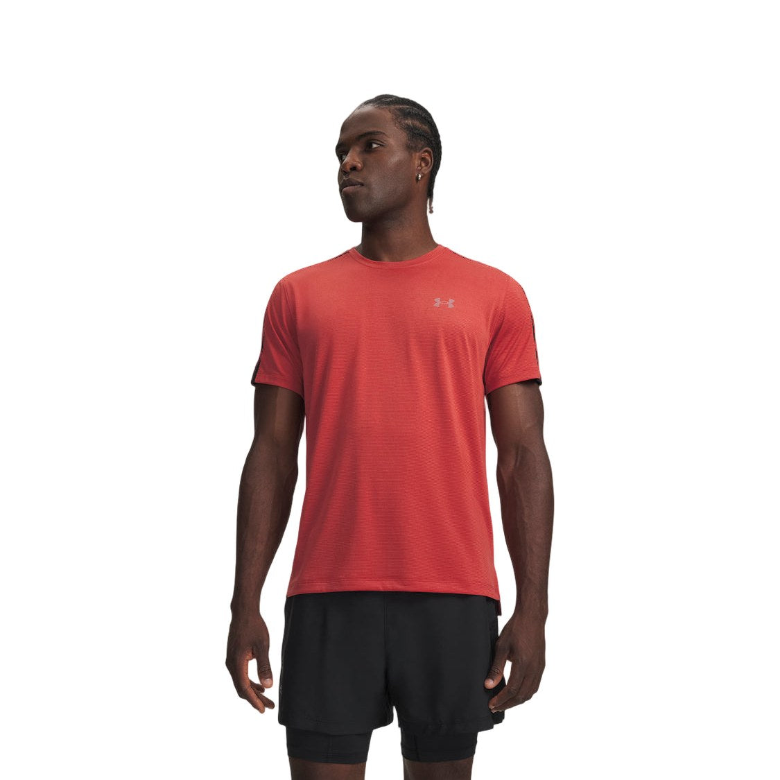 Under Armour Velociti Reflective Erkek Tişört - Kırmızı