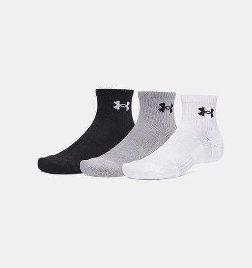 Under Armour Performance 3 Pack Qtr Unisex Yarım Bilek Çorap - Beyaz
