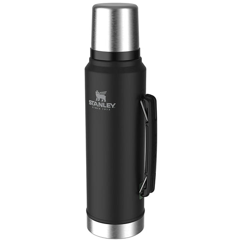 Stanley Classic Vacuum Bottle 1 LT Unisex Termos - Siyah - görsel 2