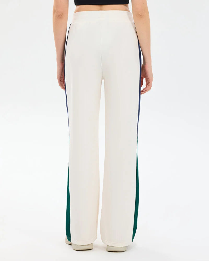 Skechers Colour Block Track Suit Kadın Eşofman Takım - Beyaz