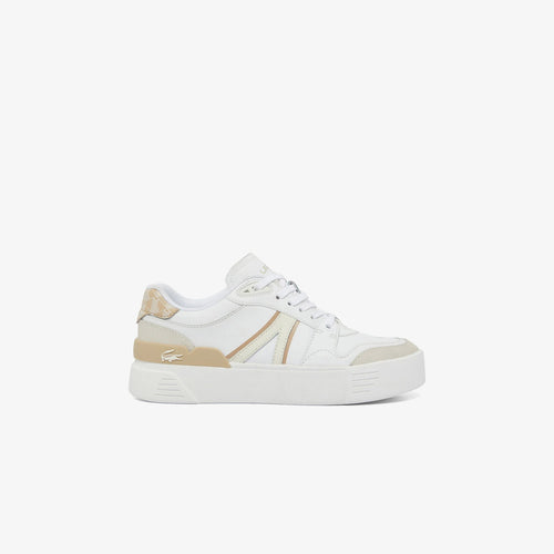 Lacoste L002 Evo Kadın Sneaker - Beyaz-Krem