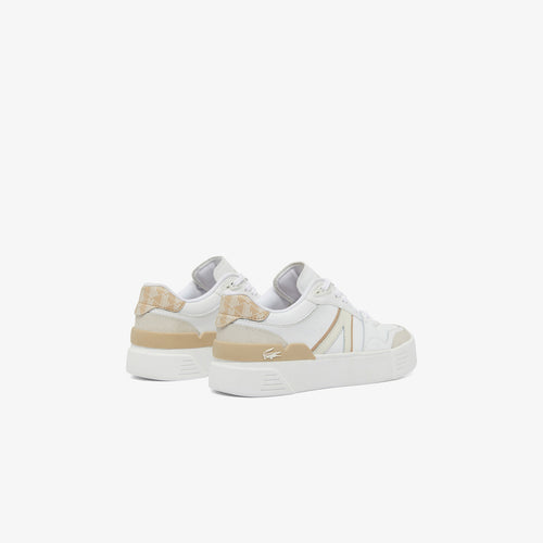 Lacoste L002 Evo Kadın Sneaker - Beyaz-Krem
