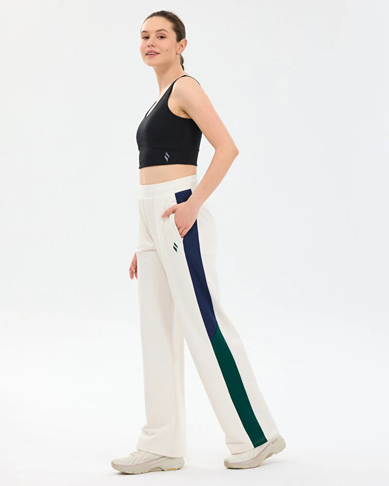 Skechers Colour Block Track Suit Kadın Eşofman Takım - Beyaz