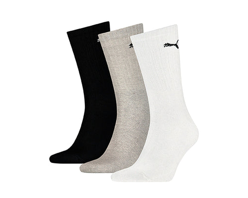 Puma Crew Sock 3 Pack Unisex Uzun Çorap - Çok Renkli