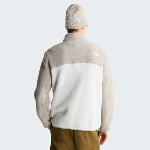 The North Face Yumiori Full Zip Erkek Polar - Beyaz-Gri