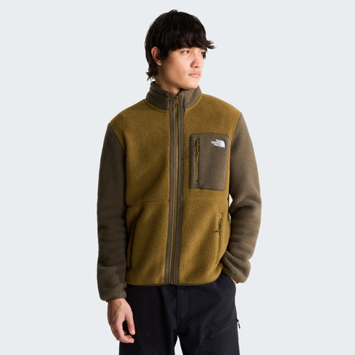 The North Face Yumiori Full Zip Erkek Polar - Kahve-Yeşil