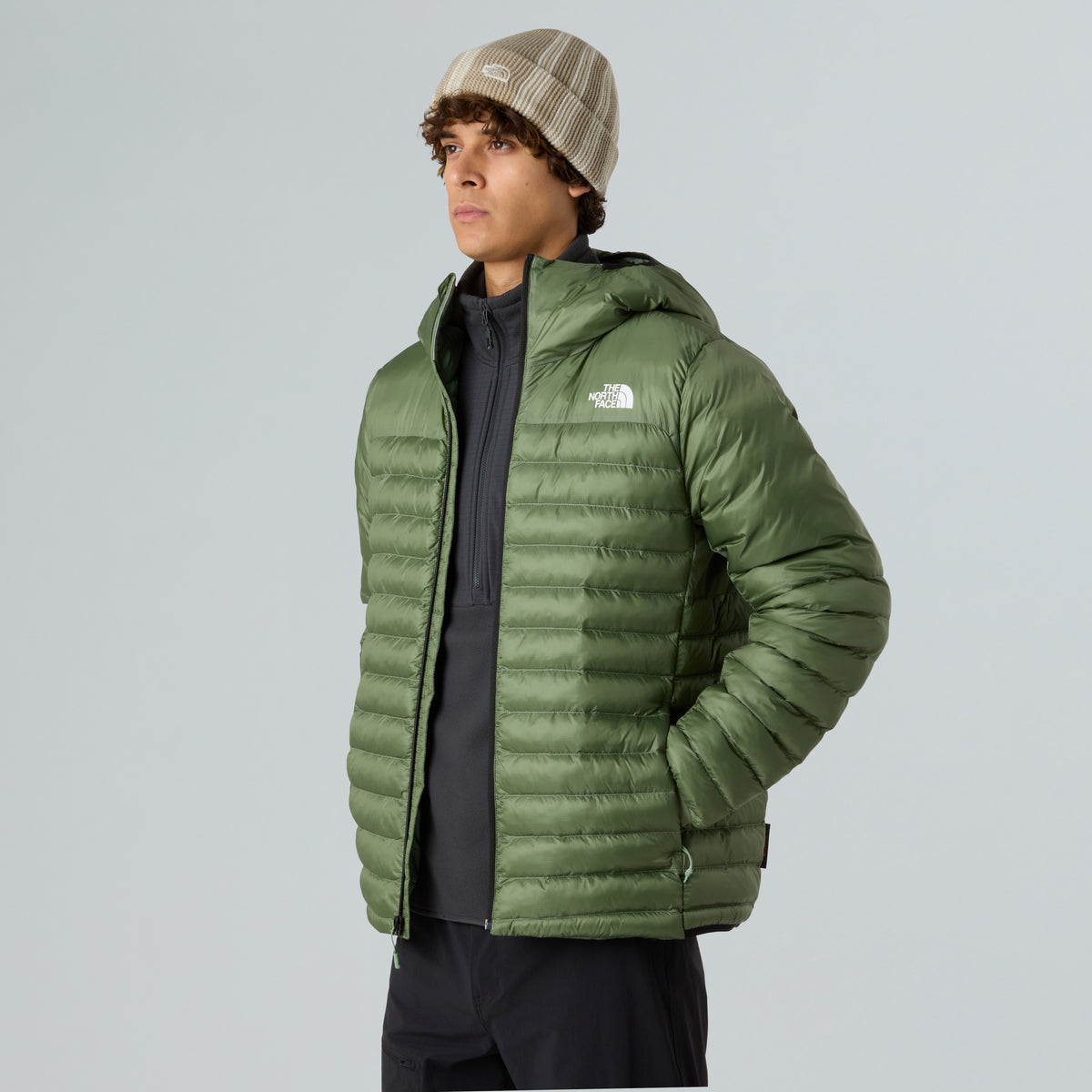 The North Face Terra Peak Hoodie Erkek Mont - Yeşil