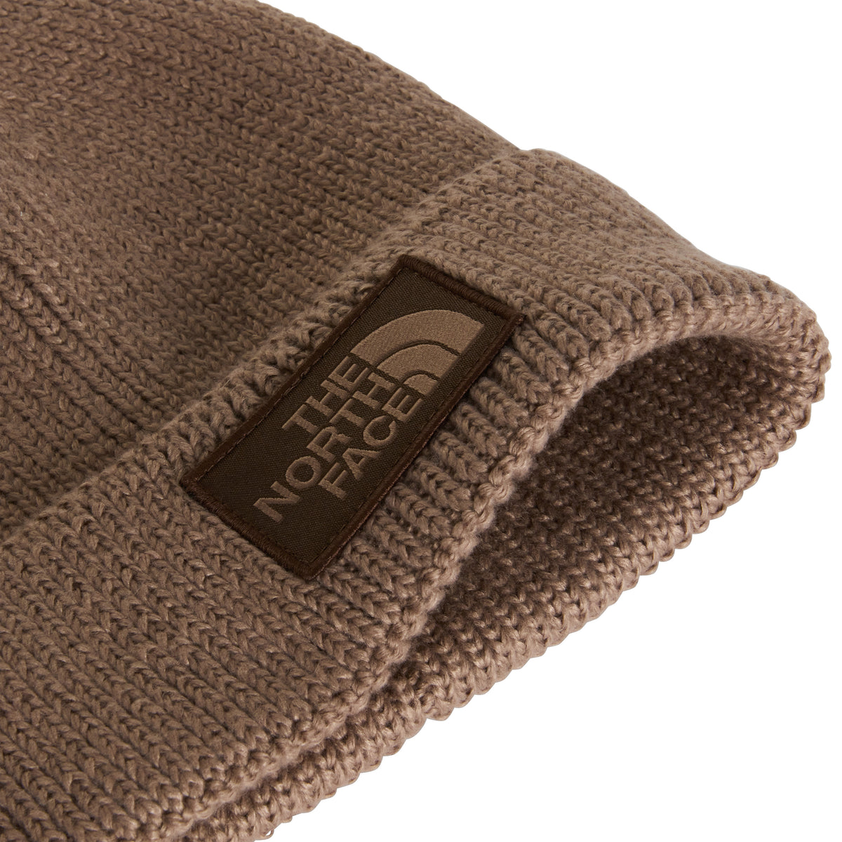 The North Face Logo Box Cuffed Unisex Bere - Bordo