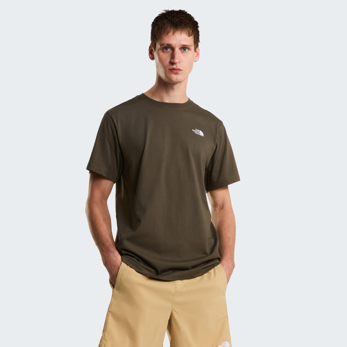 The North Face Evolution Simple Dome Regular Erkek Tişört - Haki