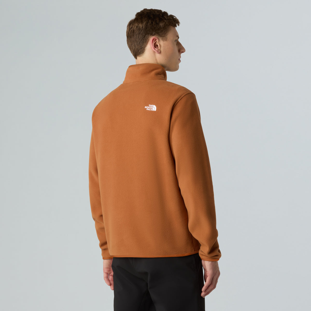 The North Face Glacier 1/4 Zıp Fleece Erkek Polar - Kahve