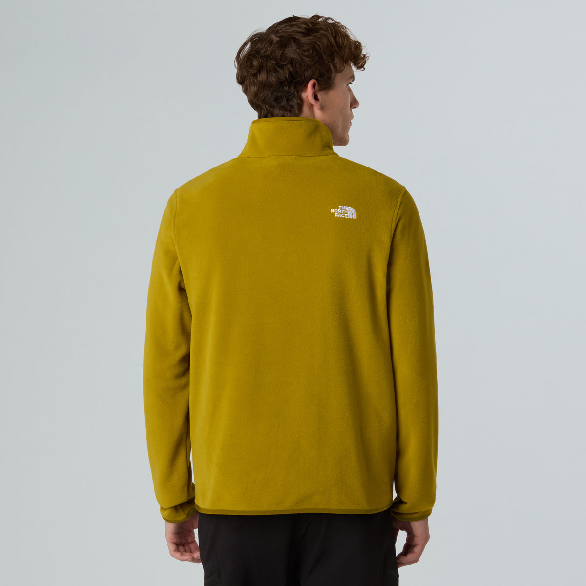The North Face Glacier 1/4 Zıp Fleece Erkek Polar - Sarı