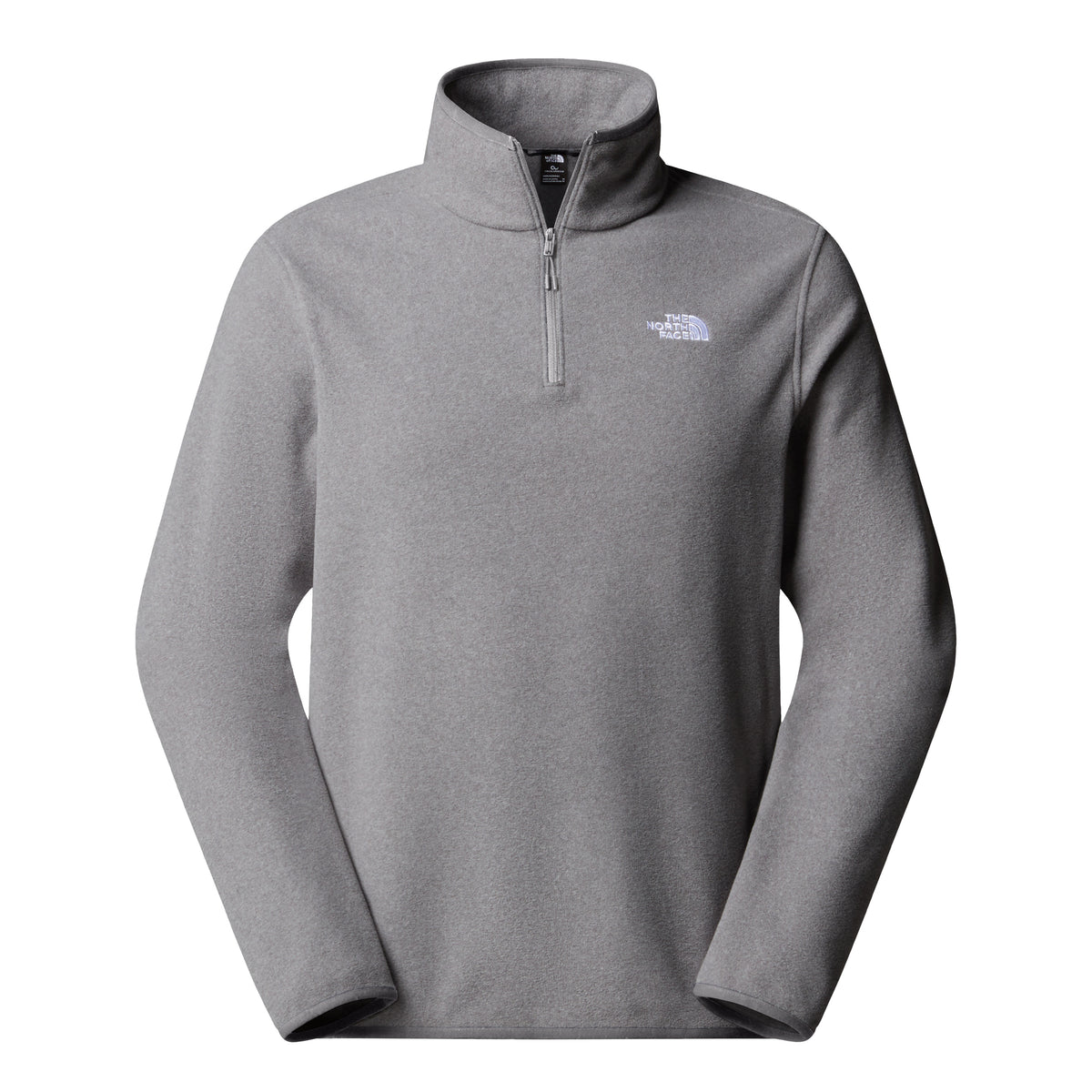 The North Face Glacier Fleece 1/4 Zip Erkek Sweatshirt - Gri