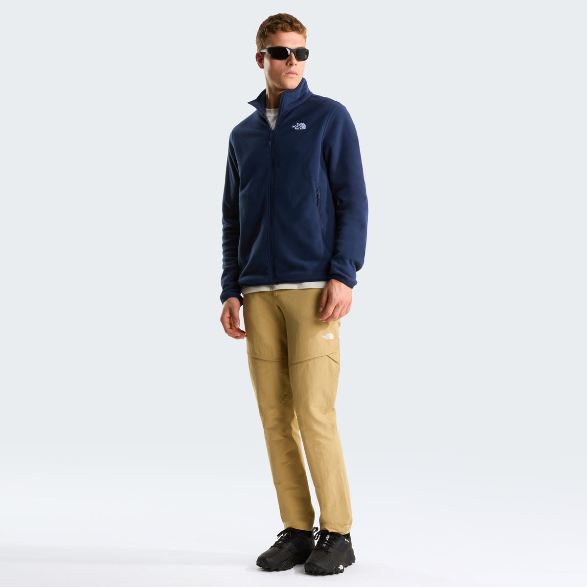 The North Face Glacier Full Zip Erkek Sweatshirt - Lacivert