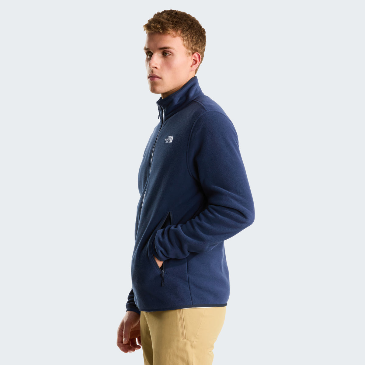 The North Face Glacier Full Zip Erkek Sweatshirt - Lacivert