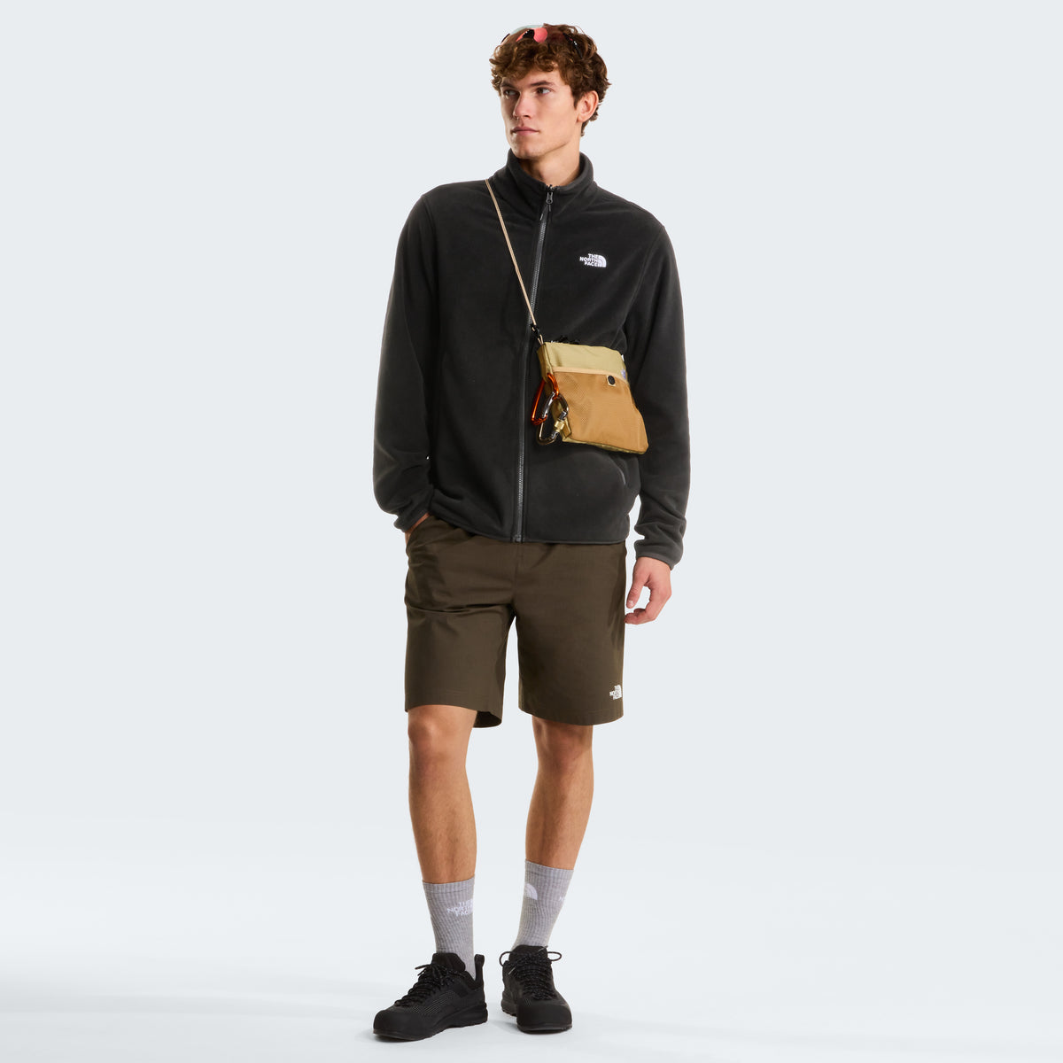 The North Face Glacier Full Zip Erkek Sweatshirt - Siyah