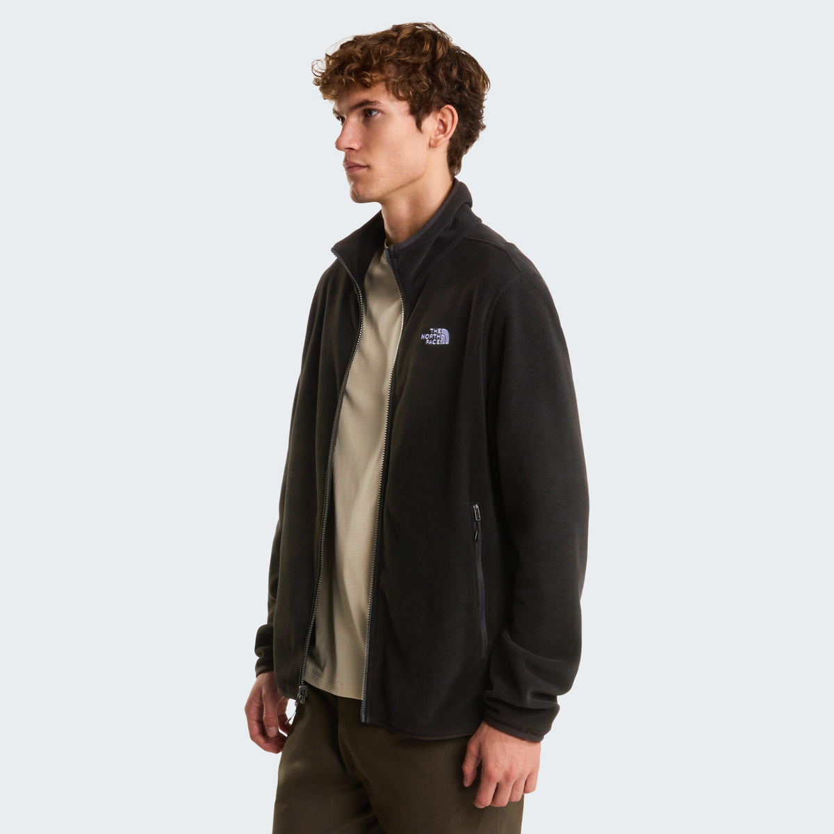 The North Face Glacier Full Zip Erkek Sweatshirt - Siyah
