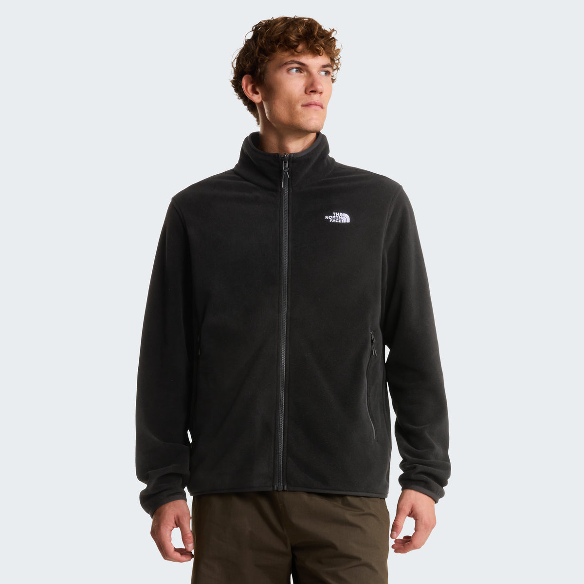 The North Face Glacier Full Zip Erkek Sweatshirt - Siyah