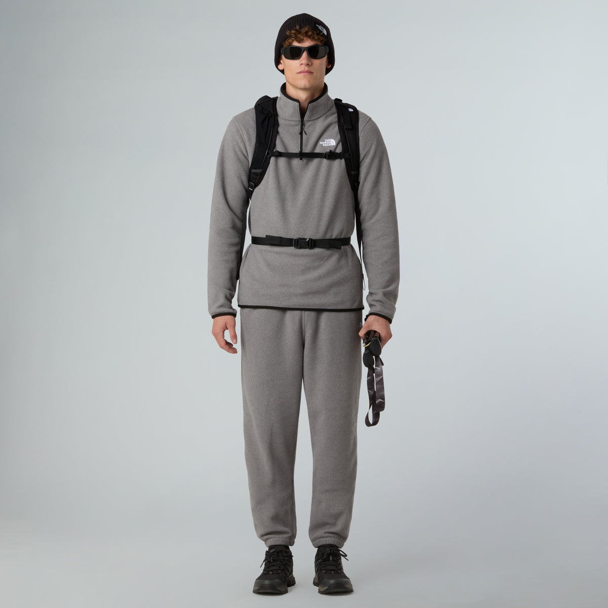 The North Face Glacier Fleece Erkek Eşofman Alt - Gri