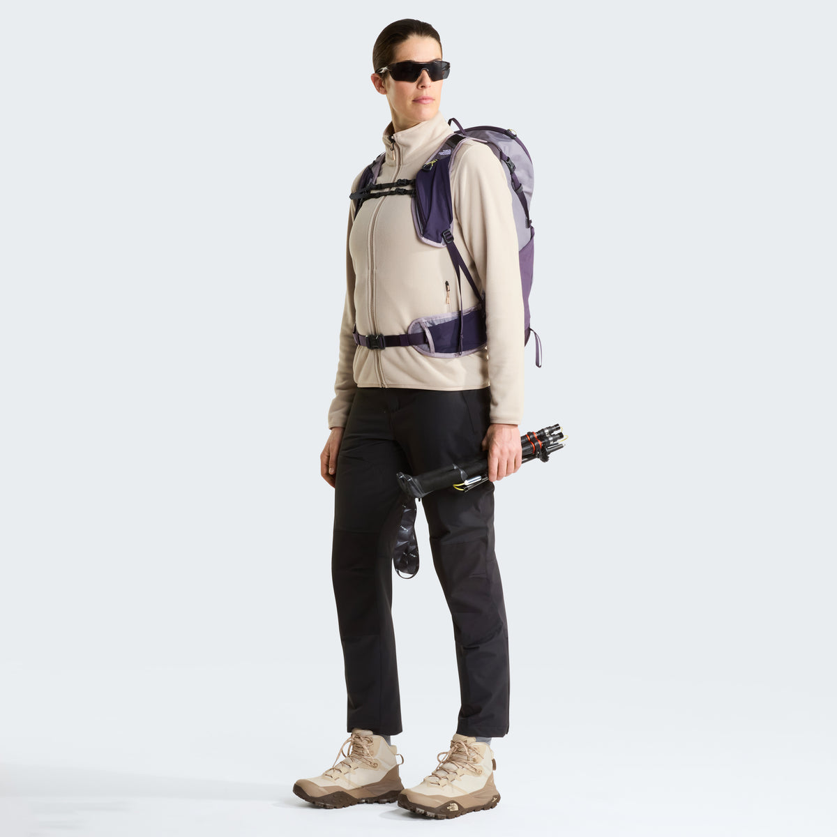 The North Face Glacier Fleece Full Zip Kadın Sweatshirt - Bej