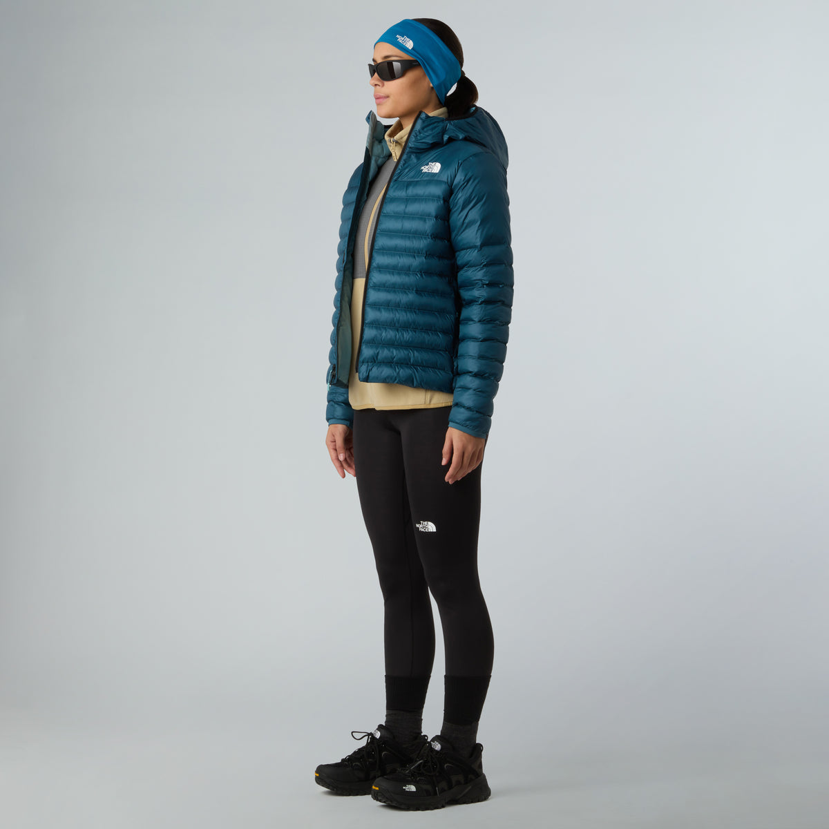 The North Face Terra Peak Hoodie Kadın Mont - Mavi