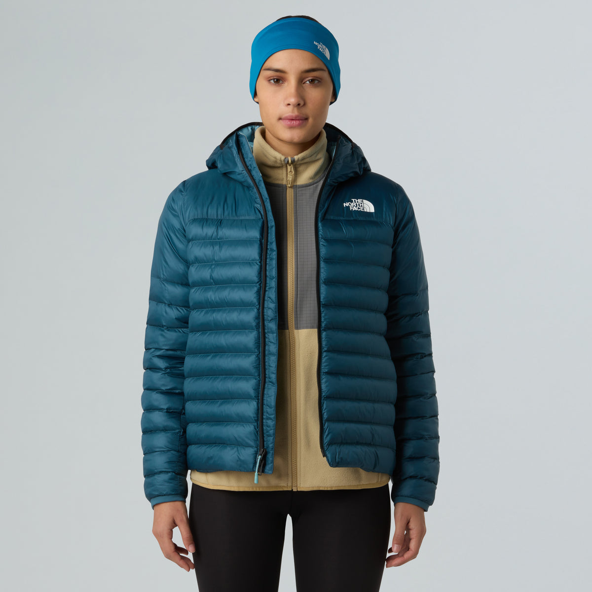 The North Face Terra Peak Hoodie Kadın Mont - Mavi