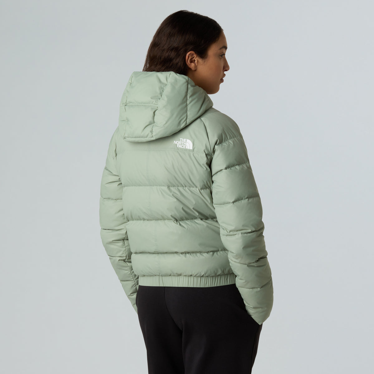 The North Face Hyalite Down Hoodie Kadın Mont - Yeşil