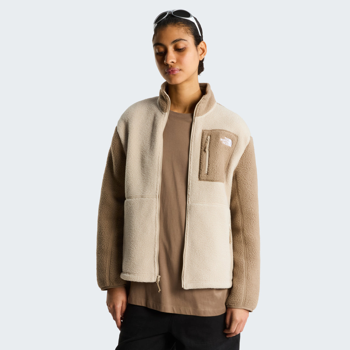 The North Face Yumiori Full Zip Kadın Sweatshirt - Bej