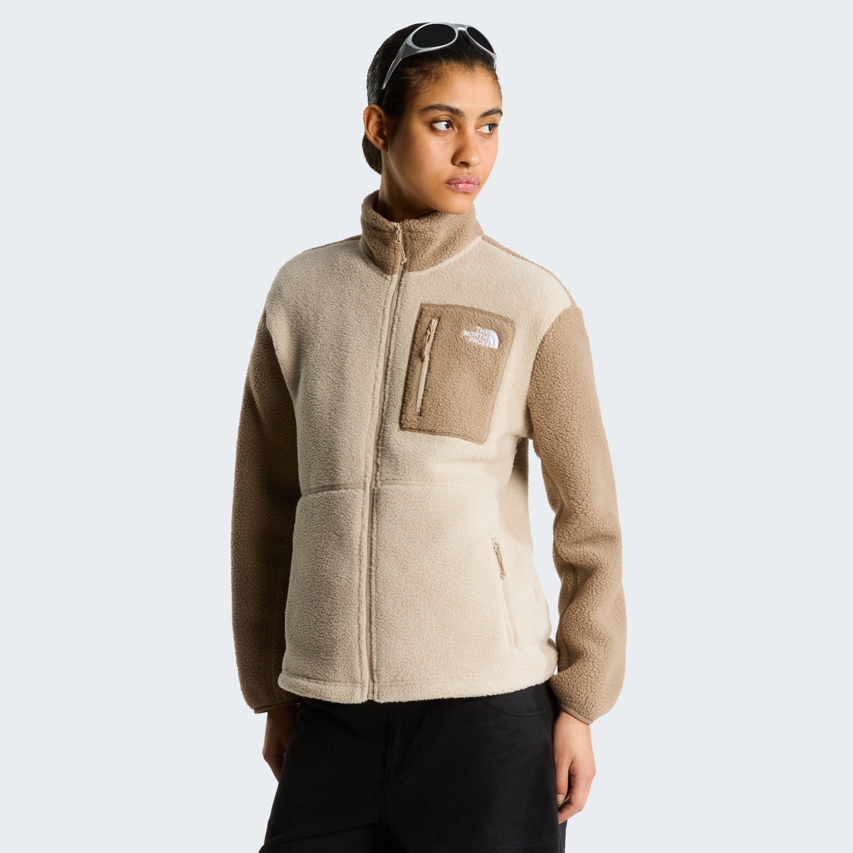 The North Face Yumiori Full Zip Kadın Sweatshirt - Bej