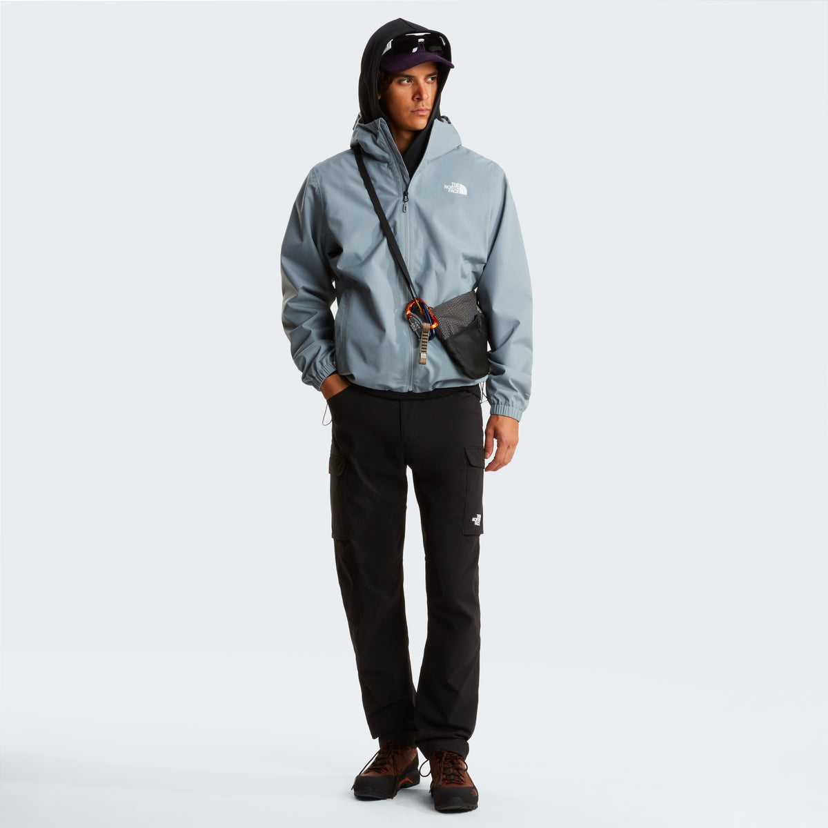 The North Face Quest DryVent Erkek Yağmurluk - Gri
