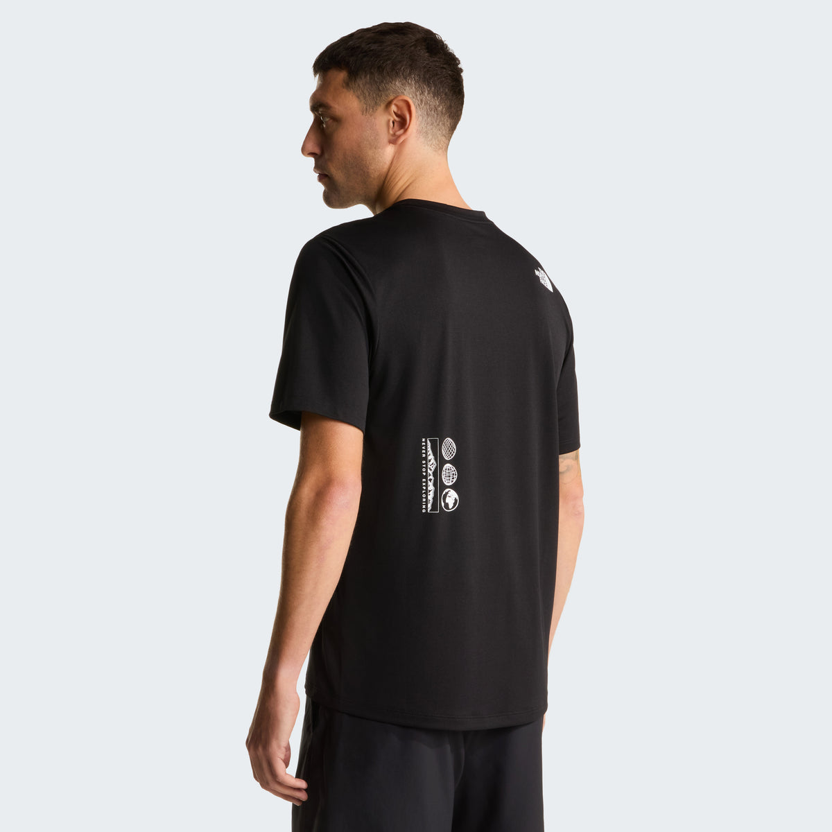 The North Face 24/7 Graphic Erkek Tişört - Siyah