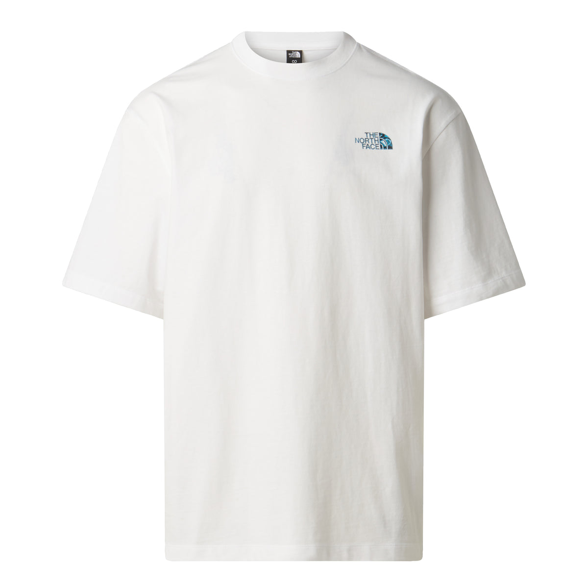 The North Face Liquid Box Oversize Erkek Tişört - Beyaz